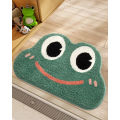 VIKAMA Adorable Little Yellow Duck Cartoon Semi Circular Bathroom Hallway Bedroom Rug Charming Home Decor Rug. 