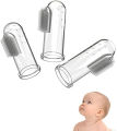 Baby Tooth Brush Silicone Baby Finger Tooth Brush Soft Rubber Tooth Massager Brush Silicone Finger Toothbrush For Kids Baby Infant (Pack Of 1). 
