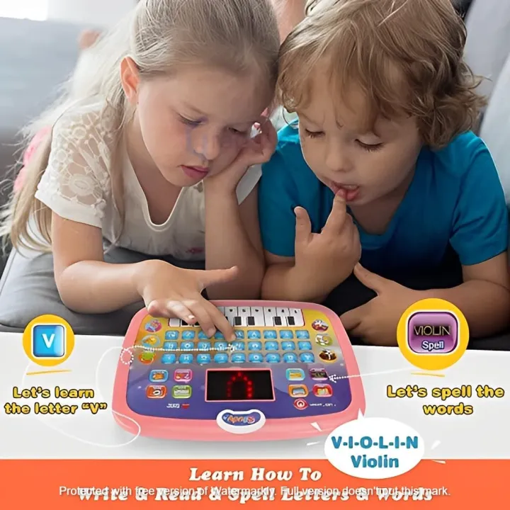 Educational%20Learning%20Kids%20Laptop%20Tablet%20Computer%20Plus%20Piano%20with%20led%20Screen%20Music%20Fun%20Toy%20Activities%20for%20Kids%20Toddlers%201%202%203%204%205%206%20+%20Year%20Old%20albhabet%20Words%20Sound%20a%20b%20c%201%202%203%20-%20Image%202