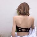 Seamless One-piece Tube Tops Women Removable Pads Intimates Basic Black/White/Skin Womens Strapless Bra Bandeau Sexy Lingerie. 