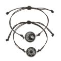 2 PCS/Set Couples Bracelet for Women Lover Luminous Sun Moon Rope Charm Friendship Girlfriend Party Jewelry Gift. 