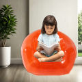 Transparent PVC Inflatable Chair, Blow Up Portable Sofa for Camping Yard Patio, Summer Furniture Outdoor Beach Room for Kids. 