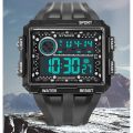 SYNOKE New Men Mountaineering Digital Watch Waterproof Shock Resist Large Screen Outdoor Running Student Fashion Watch Handsome. 