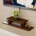 2 Tier Modern Wall Mount Floating Shelf TV  Customised Console 40x10x7.5 CM for Cable Boxes/Routers/Remotes/DVD Players/Game Consoles. 