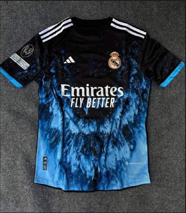 Real madrid new galaxy edition jersey 24/25 half sleeves