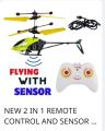 Remote control and sensor helicopter 2 in 1. 