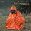 Emergency Raincoat Poncho Waterproof Rainwear Blanket Survival Camping Equipment Cold Insulation Rainwear Camping Equipment.