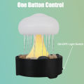 Mushroom Lamp For Home Bedroom Rain Cloud Night Light Portable Fountain Light Warm White Lights. 