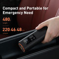 Baseus Motorcycle Air Pump 12V Portable Inflator Pump for Car Bicycle Boat Air Compressor Digital Tyre Electric Inflator Pump.