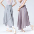 Ballet Skirts Women Long Chiffon Wrap Dance Skirt Fairy Chiffon Long Ballet Tutu Dress Dance Costumes Tie Up Skirt Adult. 
