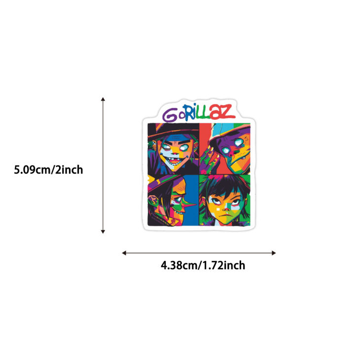 50PCS%20Gorillaz%20%20Stickers%20Decals%20For%20Phone%20Laptop%20Suitcase%20Notebook%20Skateboard%20Waterproof%20Stickers%20-%20Image%203