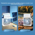 Portable 3 In 1 Fan AIr Conditioner Household Small Air Cooler LED Night Lights Humidifier Air Adjustment Home Fans Dropshipping. 