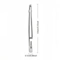 Stainless Steel Tweezers Tool Suitable for Eyebrow Eyelash Application Beard & Mustache Trimming False Eyebrow Applicator .