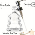 Decorative Bathroom Soap Dispense with Creative Christmas Tree Shape Design Suitable for Friends Relatives Gifts. 