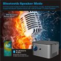 HY350 ANDROID 11.0V (CPU ALLWINNER H713) SMART PROJECTOR 2GB+32GB DUAL SPEAKER 1080P WITH DUAL BAND WIFI6 AND BLUETOOTH 5.0 BRIGHTNESS (LUMENS) 580 ANSI SUPPORT 4K. 