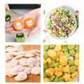 Vegetable Cutter Shapes Stainless Steel Durable DIY Fruit Cookie Stamps Cake Food Cutting Mold Kitchen Tool.