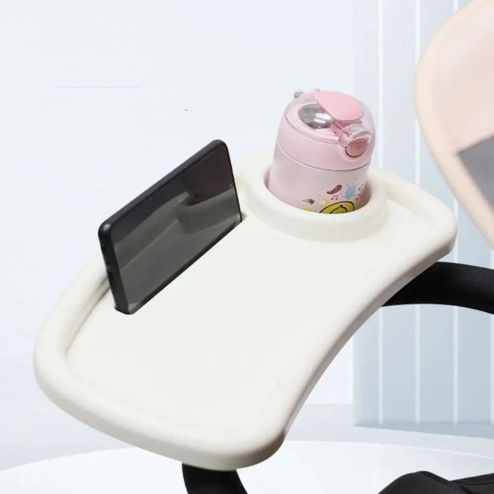 Baby Stroller Table Outdoor Dinner Tray For Child Food Milk Bottle Holder Baby Pram Table Kids Lunch Snack Trays Phone Holder
