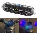 Solar Car Flashing Light Electric Motorcycle Truck Brake Taillight Modification Auto Anti-rear-end Explosion Flashing Light Amag.