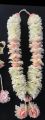 artificial flowers garland haar gajra groom and bridal mayyu mehendi wedding valima floral imported pink roses white daisies. 