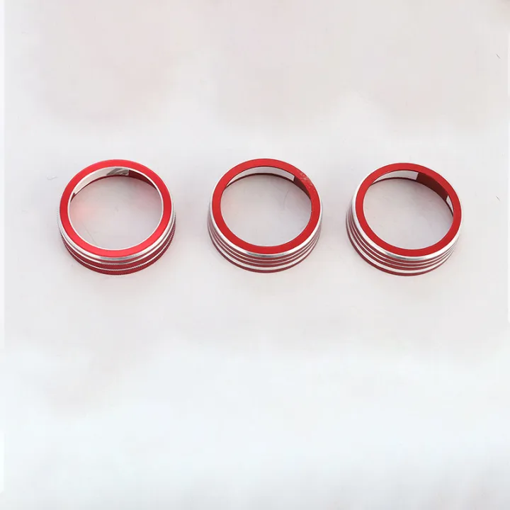 3pcs%20Metal%20Car%20AC%20Adjust%20Knob%20Decoration%20Ring%20Cover%20For%20Volkswagen%20VW%202017-2019%20Tiguan%20Atlas%20T-roc%20Ateca%20FR%20Passat%20B8%20Variant%20-%20Image%207