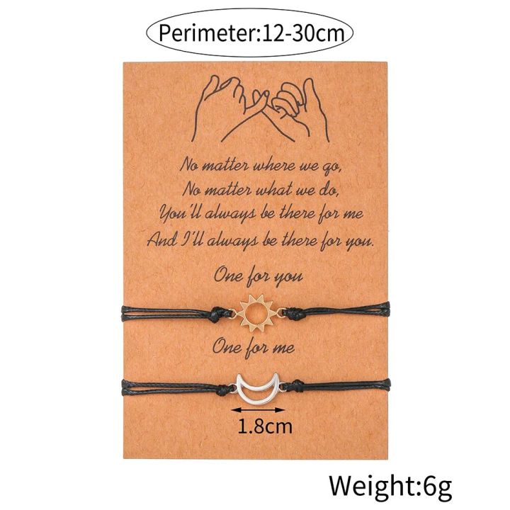 2Pcs/Set%20Couple%20Card%20Bracelet%20For%20Women%20Fashion%20Sun%20Moon%20Handmade%20Woven%20Rope%20Charm%20Friendship%20Girlfriend%20Jewelry%20Lucky%20Bracelet%20-%20Image%203