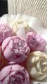 Flower Shape Scented Candle | Perfect for Home Decor, Gifts and Events | 3x4 cm. 