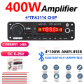 400W Amplifier Bluetooth MP3 WMA APE Decoder Board DC8-26V Handsfree Car Audio Microphone USB TF FM Radio DIY Mp3 Music Player.
