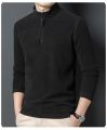 Men’s Polar Fleece Half Zip Hi-Neck. 