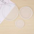 Transparent Fluid Arts Round Coaster Resin Casting Molds Silicone Epoxy Jewelry Pendant Agate Making Mould Tool DIY Accessories. 