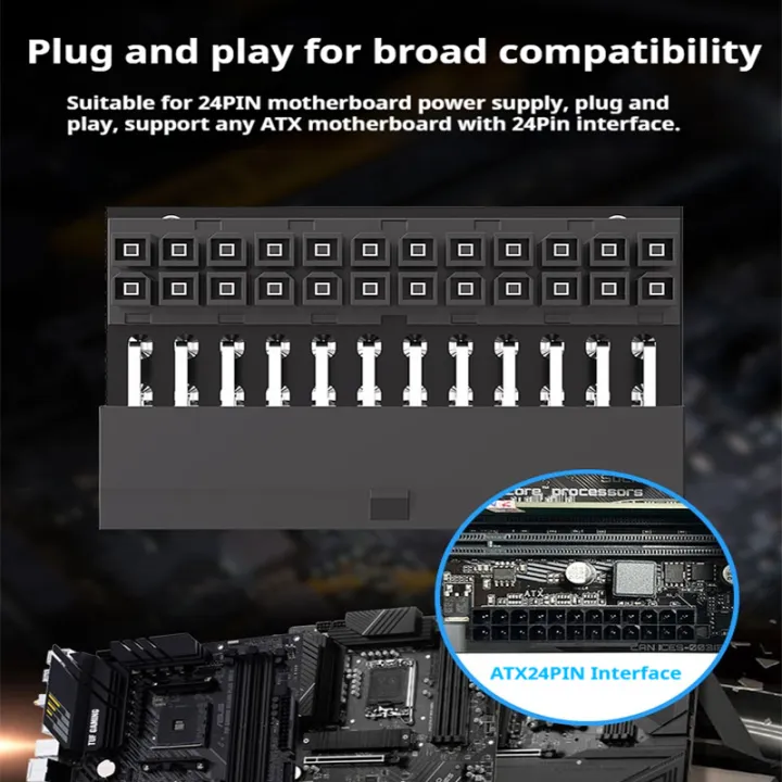 COOLCIRC%20ATX%20Power%20Supply%2024Pin%20to%2090%20Degree%20Adapter%205V%20RGB%20Mainboard%20Motherboard%20Cable%20Connector%20Modular%20DIY%20PC%20Accessory%20-%20Image%204