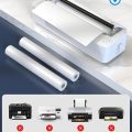 2 Roll A4 Thermal Paper 210mm Width Diameter 30mm Printer Paper Fit for Peripage A40 Phomemo M08F S8 MT810 Thermal Printer. 