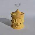 Carousel Jar, home decor, storage jar, candle Jar, Nicole. 