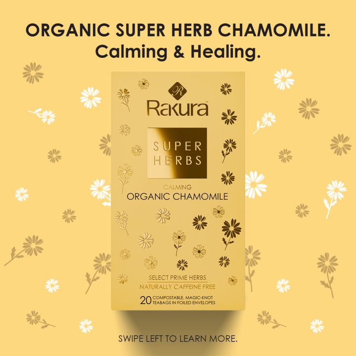 Rakura%20Calming%20Organic%20Chamomile%2020TB%20%7C%20Prime%20Super%20Herbs%20%7C%20Caffeine%20Free%20%7C%20Next%20Gen%20Magic%20Knot%20Teabag%20-%20No%20Plastic,%20Bleach%20&%20Glue%20%7C%20Home%20Compostable%20-%20Image%202