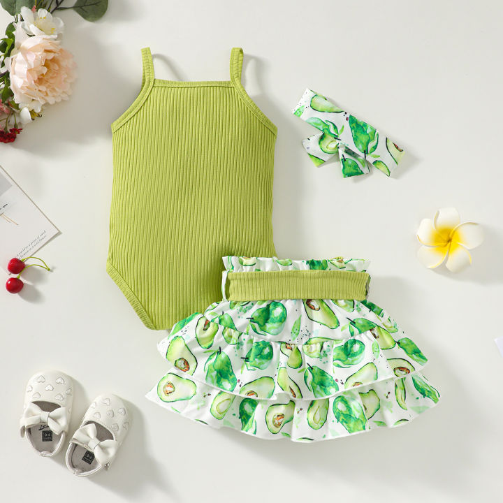 0-2%20Year%20Old%20Newborn%20Baby%20Girls%20Summer%20Sleeveless%20Suspender%20Jumpsuit%20With%20Floral%20Print%20Short%20Skirt%20Cute%20Fashion%20Toddler%20Set%20-%20Image%205