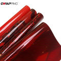 Red Series Car Sticker Vinyl Wrap for Motorcycle Vinyls High Glossy PET Adhesive Vinyl Carbon Fiber Christmas Car Wrapping Film. 