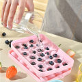 25 Grids Silicone Ice Grid Ball Ice Cube Mold with Cover Ice Storage Box Easy to Demould Bar Home Party Kitchen Tools. 