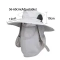 Adjustable Outdoor Fishing Hat Sunscreen Protection Breathable Sunshade Foldable Men Women Hiking Camping Casual Fishing Cap. 