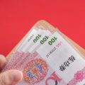 Crocodile pattern retro deposit book password lock can hold 100 sheets, only storage bag, large-capacity banknote depo.