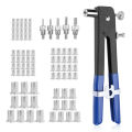 Refreshing touch (ready to ship) 86 PCs M3 - M8 nut rivet nut nutsert nutsert Kit Kit Kit 86 PCs magic rivet nut heavy duty nut rivet riveter nut Hand riveting tool M3 - M8 rivet nut. 
