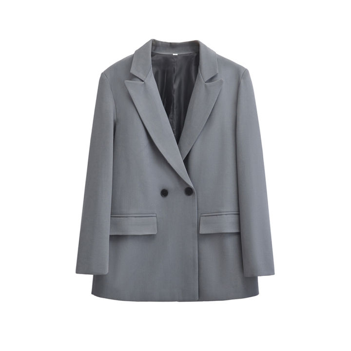 Women's%20Double%20Breasted%20Office%20Wear%20Blazer%20Coat,%20Long%20Sleeve,%20Flap%20Pockets,%20Female%20Outerwear,%20Chic%20Tops,%20Fashion%20-%20Image%207