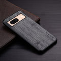 Case for Google pixel 8 7 pro 8A 7A bamboo wood pattern Leather phone cover Luxury coque funda for Google pixel 8 pro case capa.