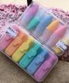 6 mini Cute highlighter box for School Supplies. 