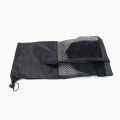 1 Breathable Yoga Mat Storage Mesh Bag - Durable Oxford Fabric, Black with Shoulder Strap, Perfect for Everyday Use and Fitness.