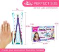 Friendship Bracelet Making Kit for Girls, DIY Friendship Bracelet Maker Set Include Braide Loom, Adjustable Pegs, Stickers. 