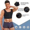 Men's Faja Compression Corset Vest Slimming Undershirt Male Corset Tank Tops Hide Gynecomastia Chest Binder Tank Top. 