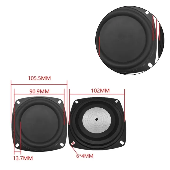 Universal%20Woofer%20Radiator%20Bass%20Passive%20Speaker%202/3/4inch%20Low%20Frequency%20Loudspeaker%20Diaphragm%20Vibration%20Plate%20DIY%20-%20Image%202