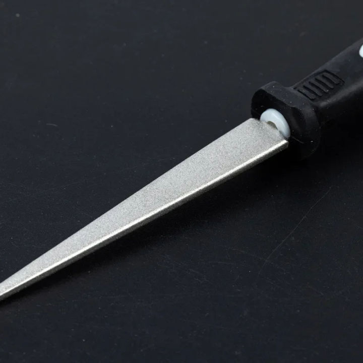 Diamond%20sharpening%20stone%20with%20one%20stone%20and%20two%20birds%20double-sided%20flat%20curved%20design%20easy%20to%20grip%20handle%20Knife%20Sharpener%20-%20Image%202