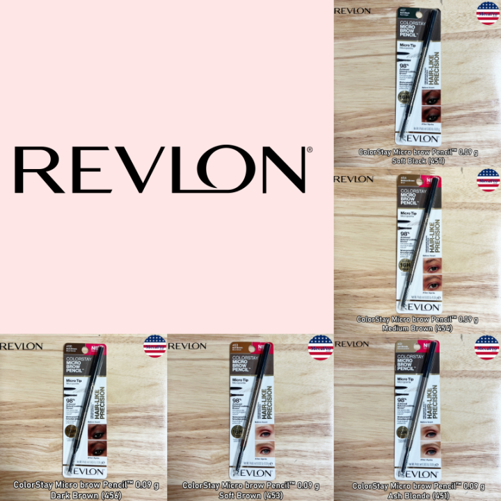 Revlon®ColorStay Micro Brow Pencil™0.09g Revlon eyebrow pencil with brush