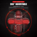 USB Rechargeable LED Bike Light Waterproof Bicycle Seatpost Rear Tail Light Nighttime Cycling Gear. 