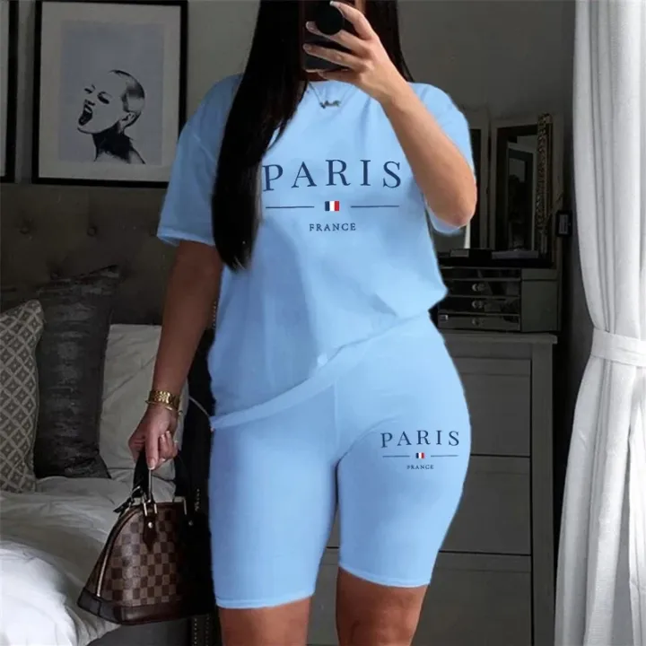 Hot%20Sales%20Women%20O-Neck%20Clothing%20Shorts%20Casual%20Women's%20Tracksuit%20Summer%20Woman%20Two%20Piece%20Sets%20T-Shirts%20Matching%20Suit%20Short%20Sleeve%20-%20Image%203